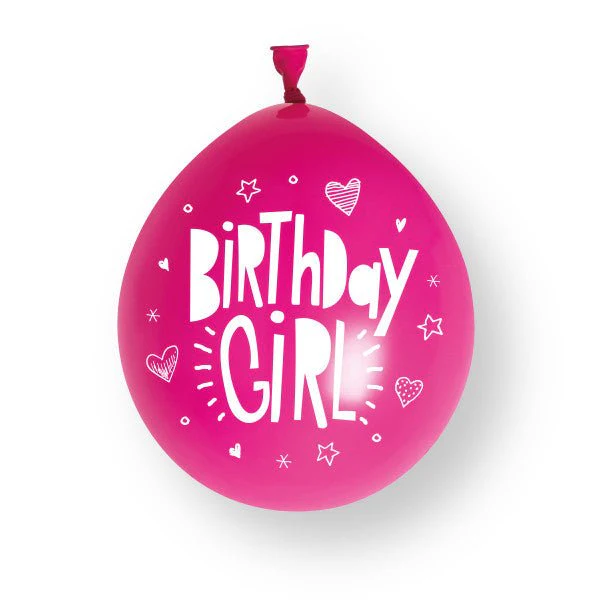 10st Birthday Girl 23cm Latex Ballonnen - Image 2
