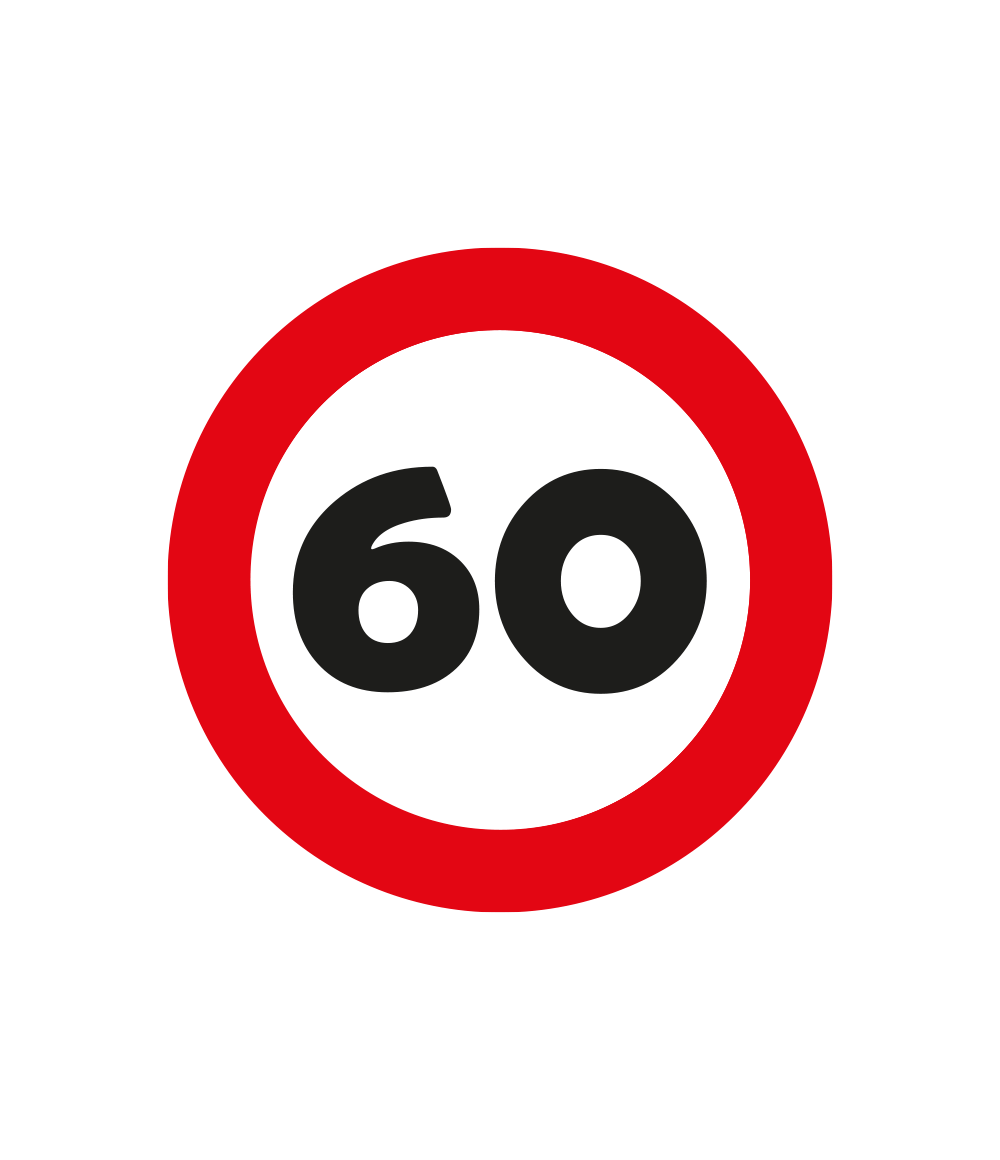 60 Jaar Tafelconfetti 2,5cm - Image 2