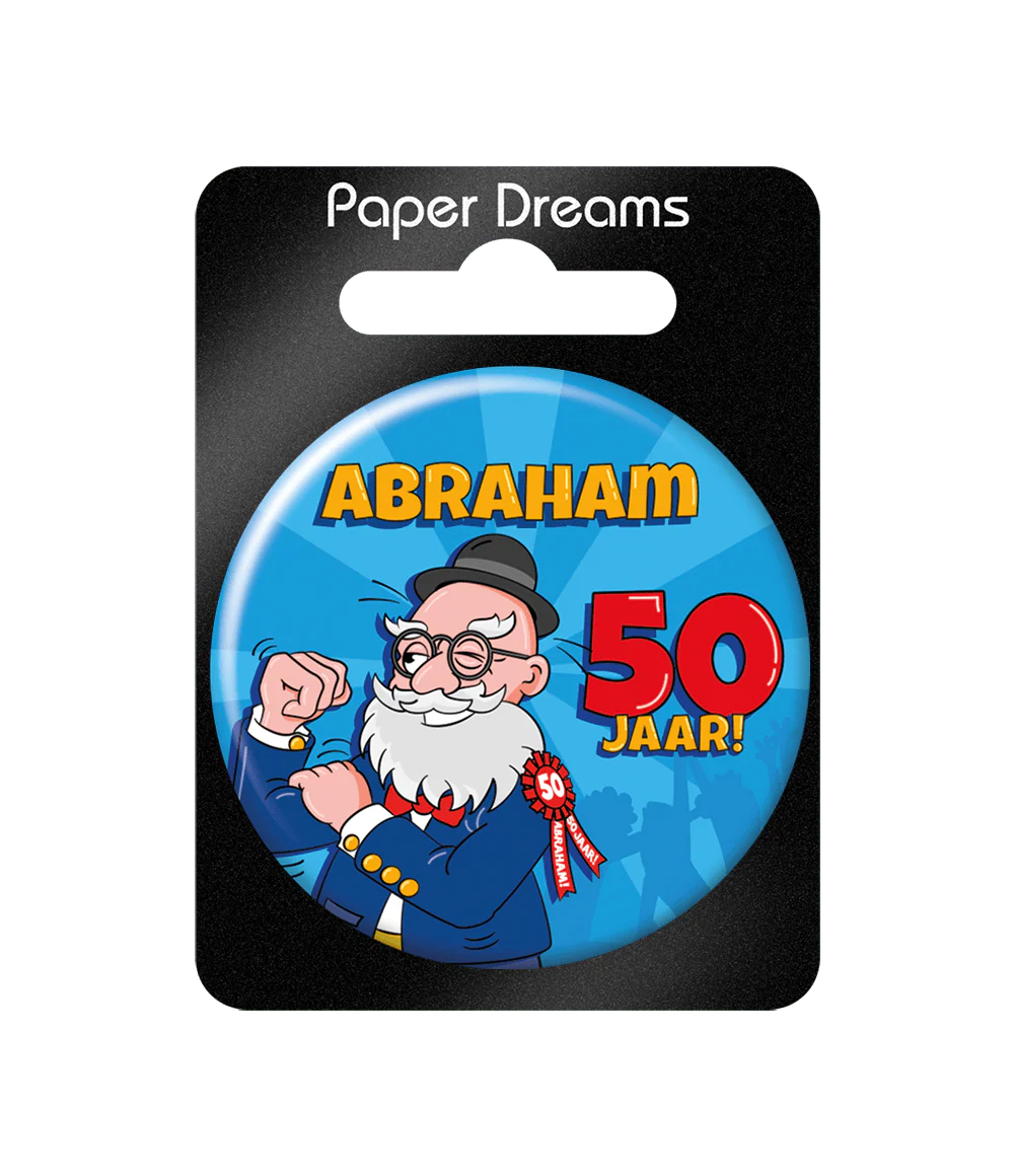 Abraham Button 50 Jaar 5,5cm - Image 2