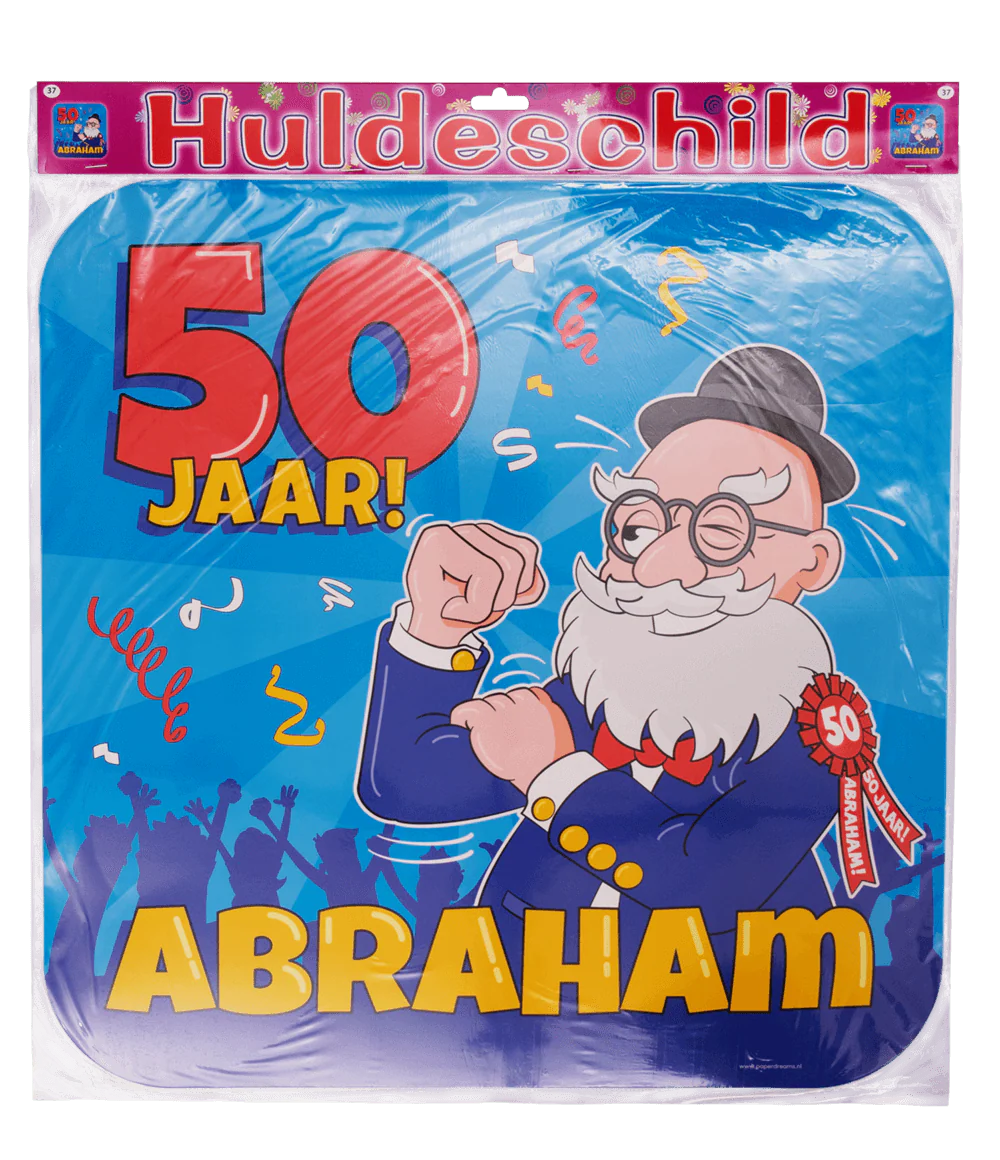 Abraham Deurbord Cartoon 50cm - Image 2