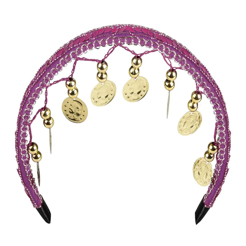 Accessoireset Paars Buikdanseres 4 delig - Image 3