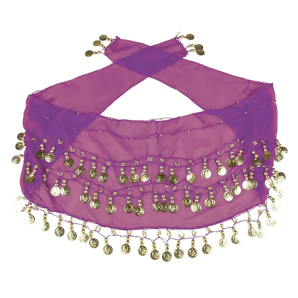 Accessoireset Paars Buikdanseres 4 delig - Image 5