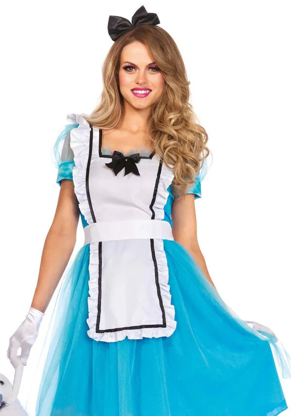 Alice In Wonderland Jurk Blauw Dames Leg Avenue - Image 3