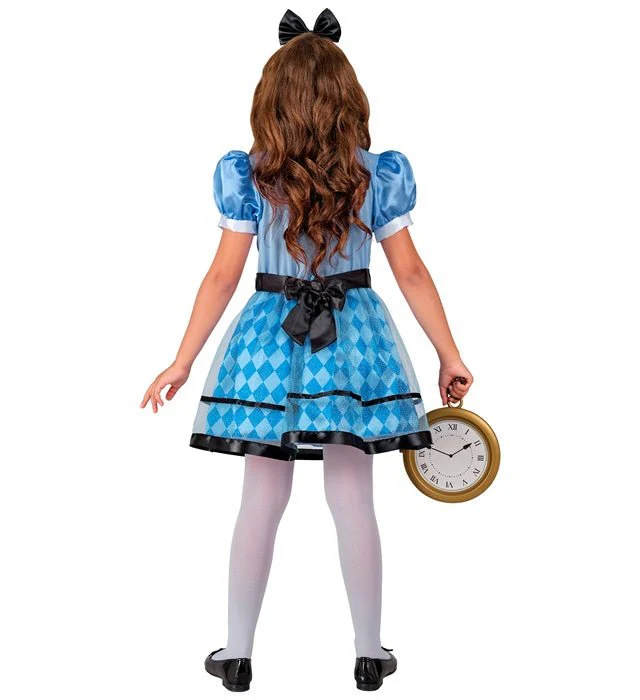 Alice In Wonderland Jurk Blauw Meisje - Image 3