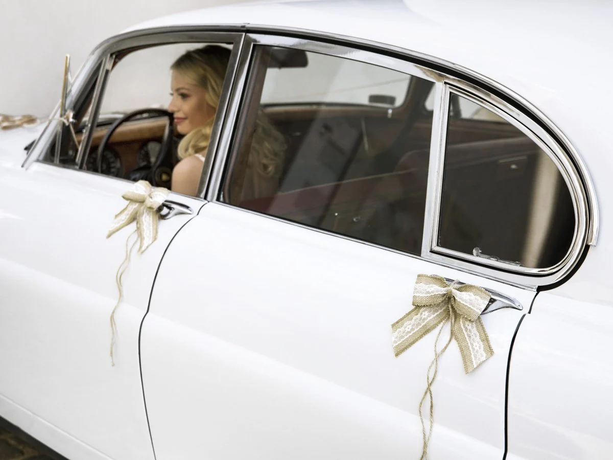 Auto Decoratie Set Bruiloft Strikjes - Image 6