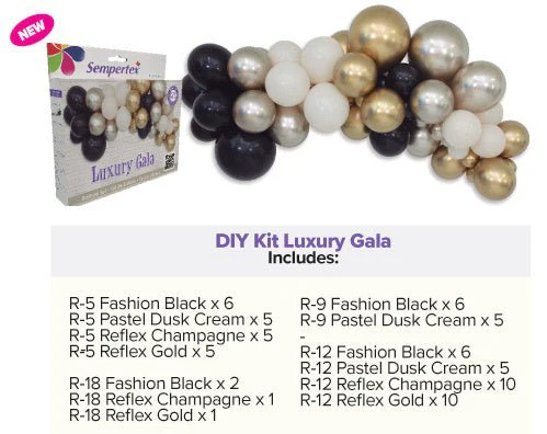 Ballonnen DIY Balloon Kit Luxury Gala - Image 2