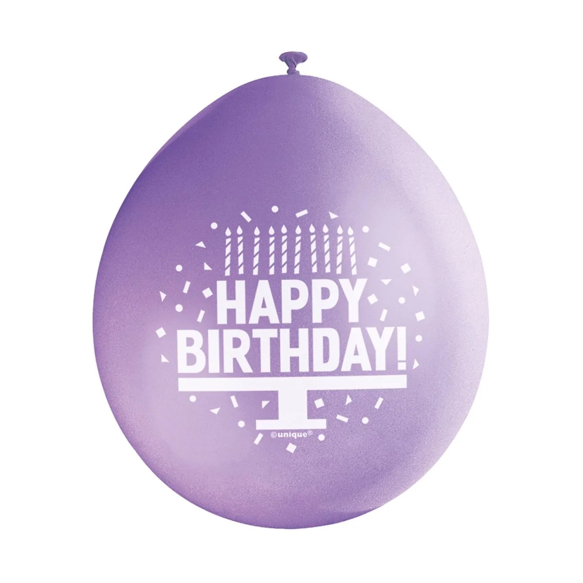 Ballonnen Happy Birthday 28cm 10st - Image 5