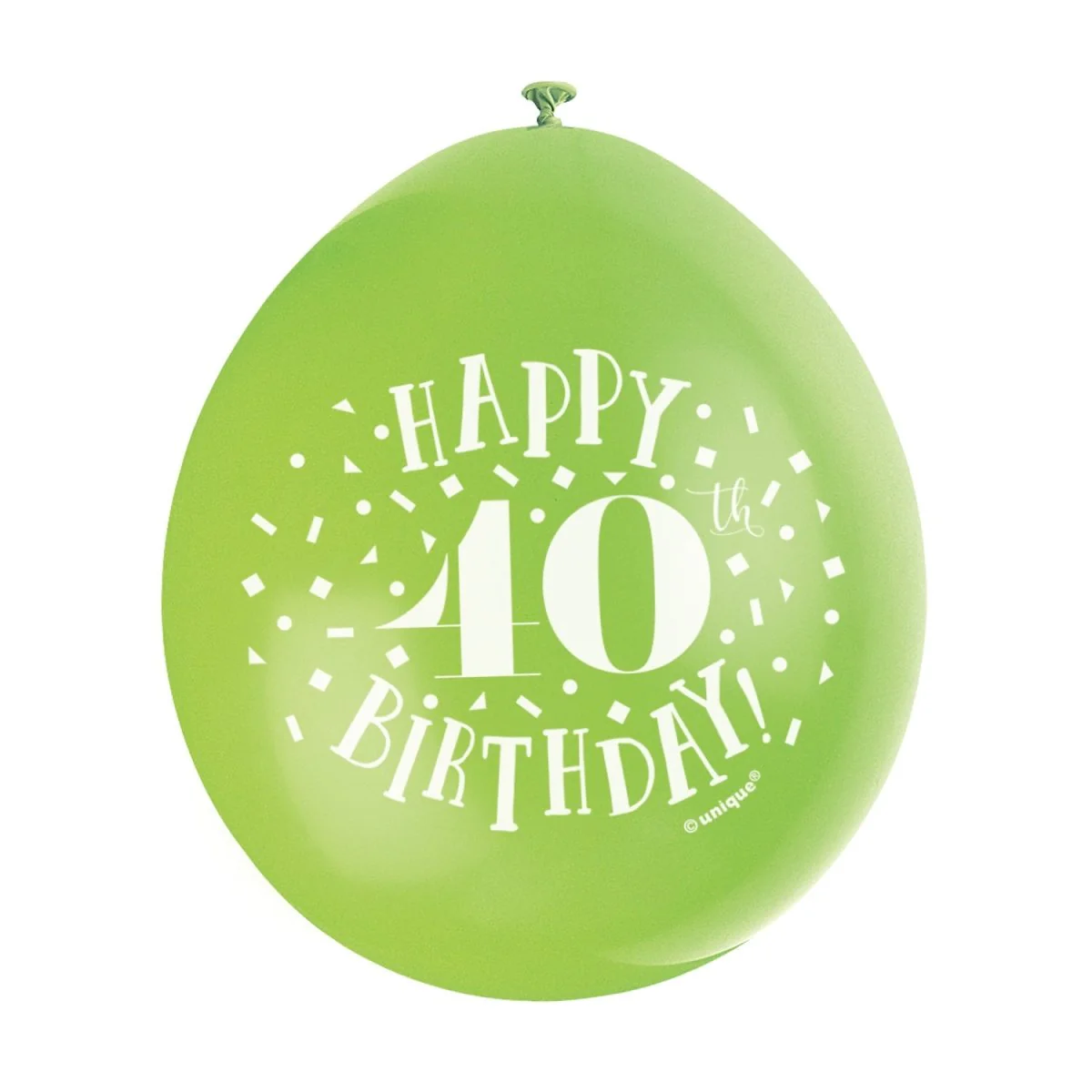 Ballonnen Happy Birthday 40 Jaar 28cm 10st - Image 6