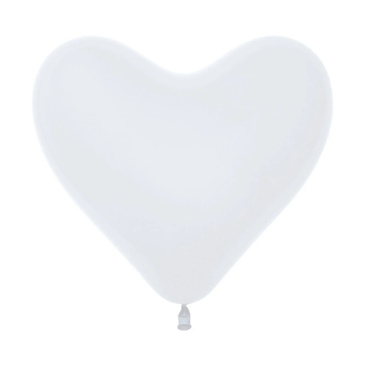 Ballonnen Hart White 30cm 50st