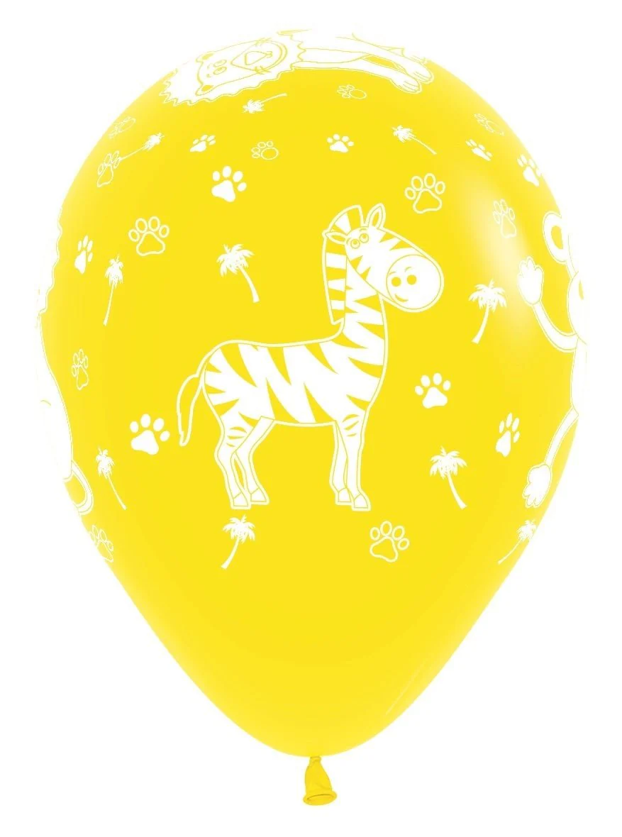 Ballonnen Jungle Animals Fashion Mix 30cm 25st - Image 4
