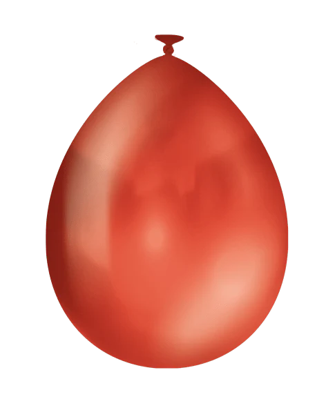 Ballonnen Rood Metallic Red 30cm 25st