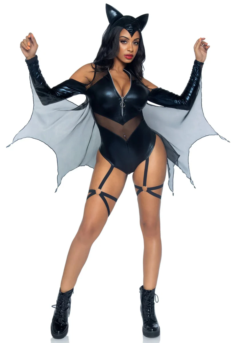 Batgirl Kostuum Dames Bodysuit Leg Avenue - Image 4