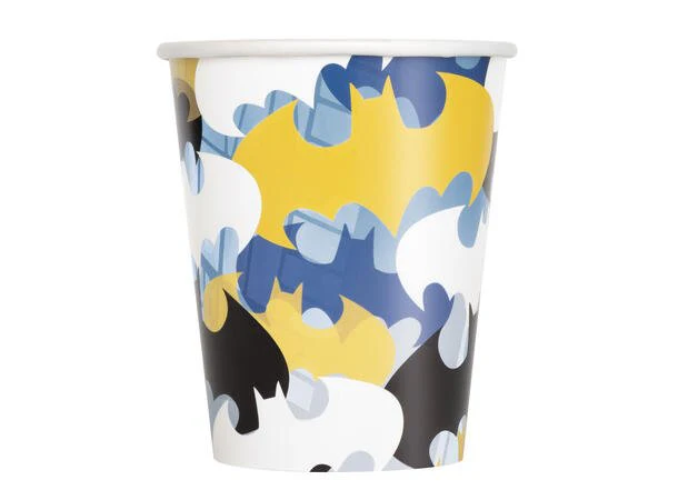 Batman Bekers Gekleurd 266ml 8st