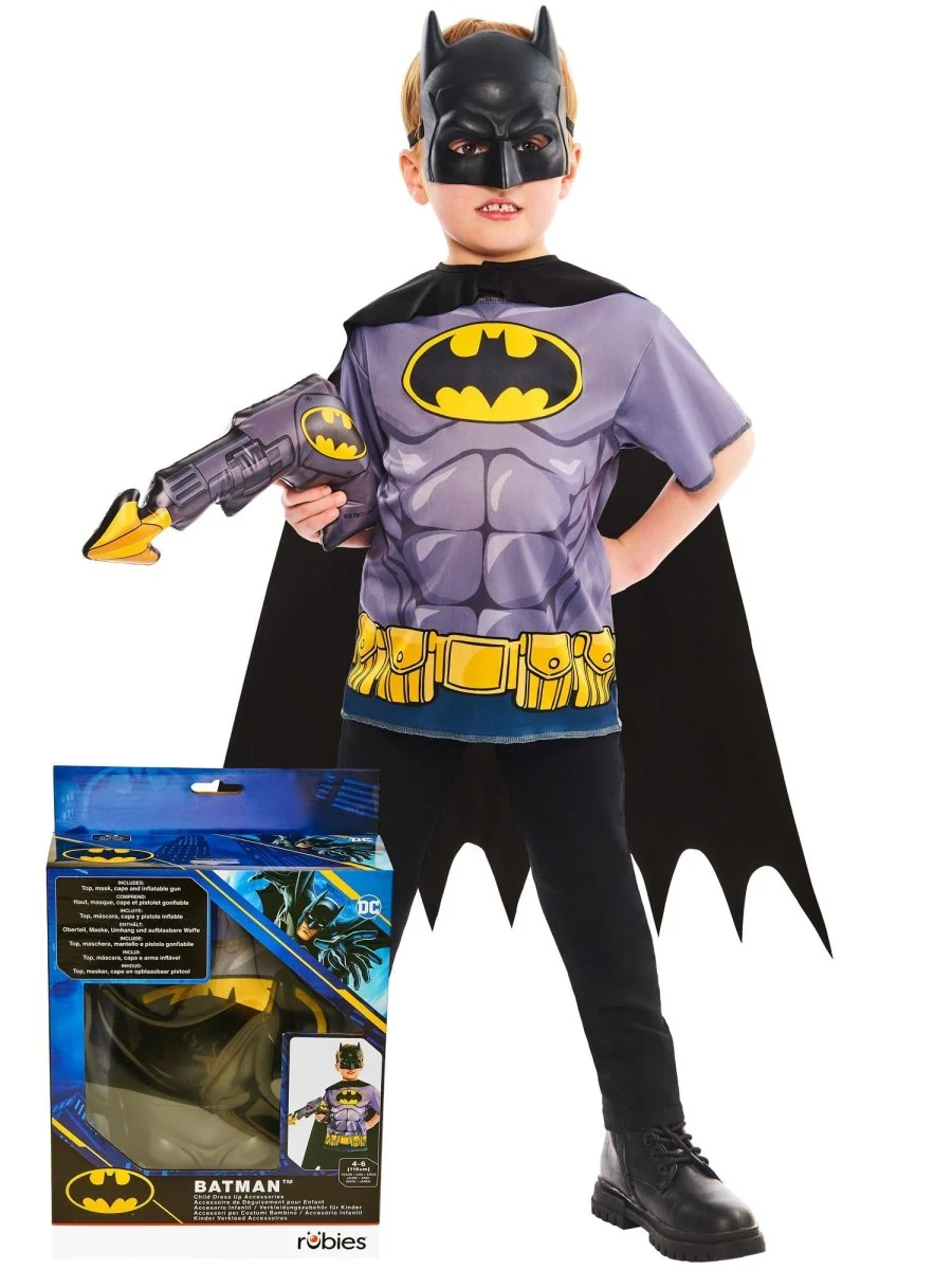Batman Verkleedset Jongen 4 delig