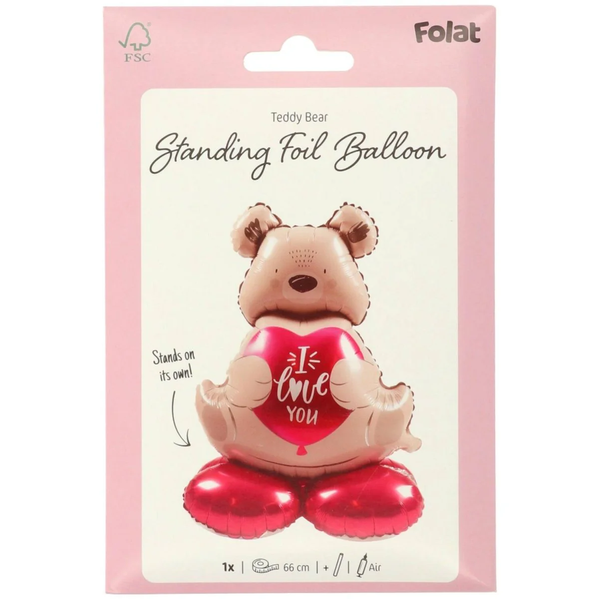 Beer Helium Ballon Leeg I Love You 66cm - Image 2
