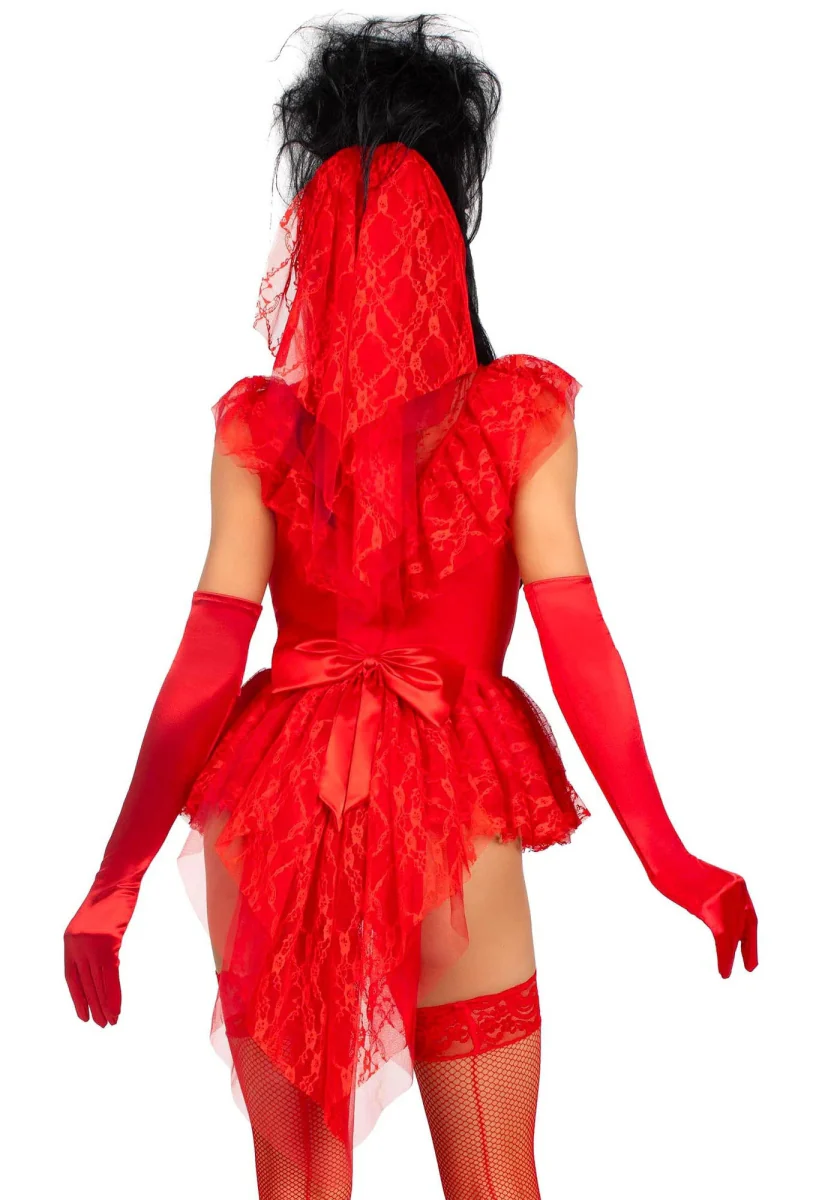 Beetlejuice Kostuum Dames Bodysuit Leg Avenue - Image 3