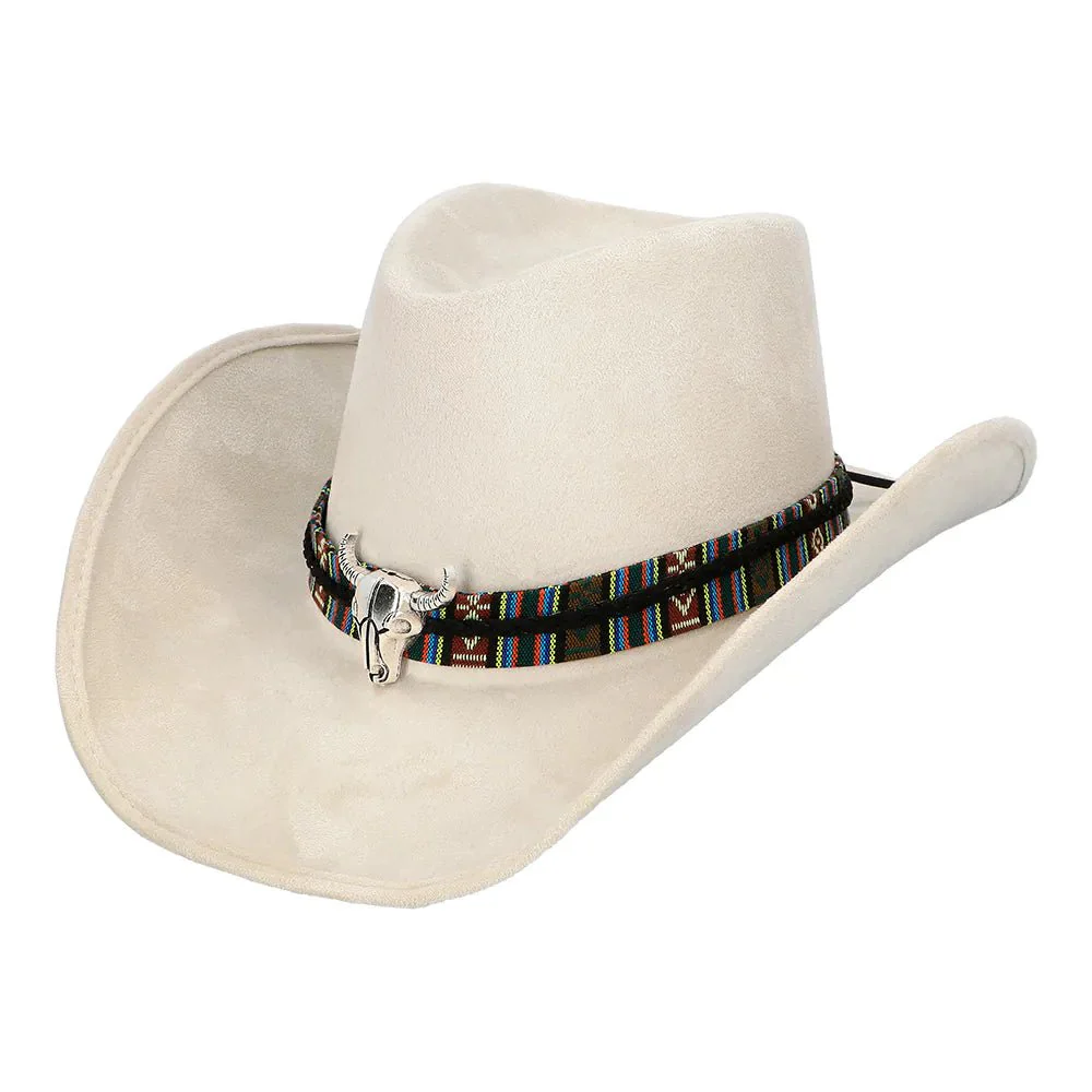Beige Cowboy Hoed Luxe - Image 2