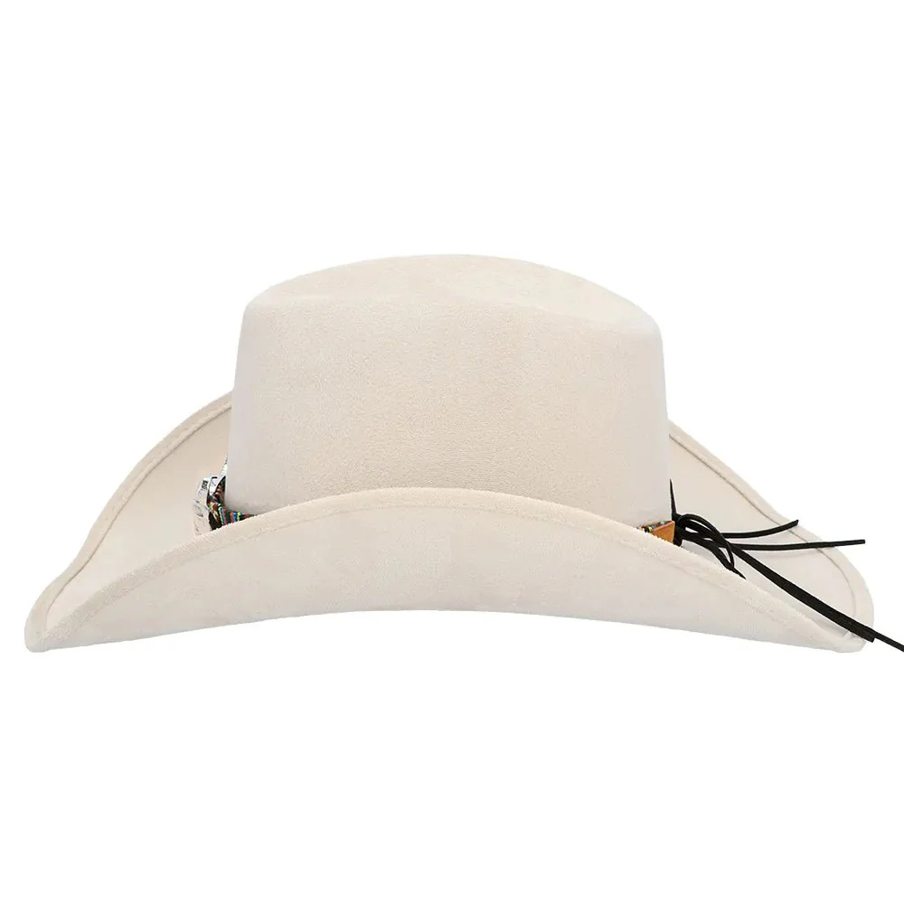 Beige Cowboy Hoed Luxe - Image 3