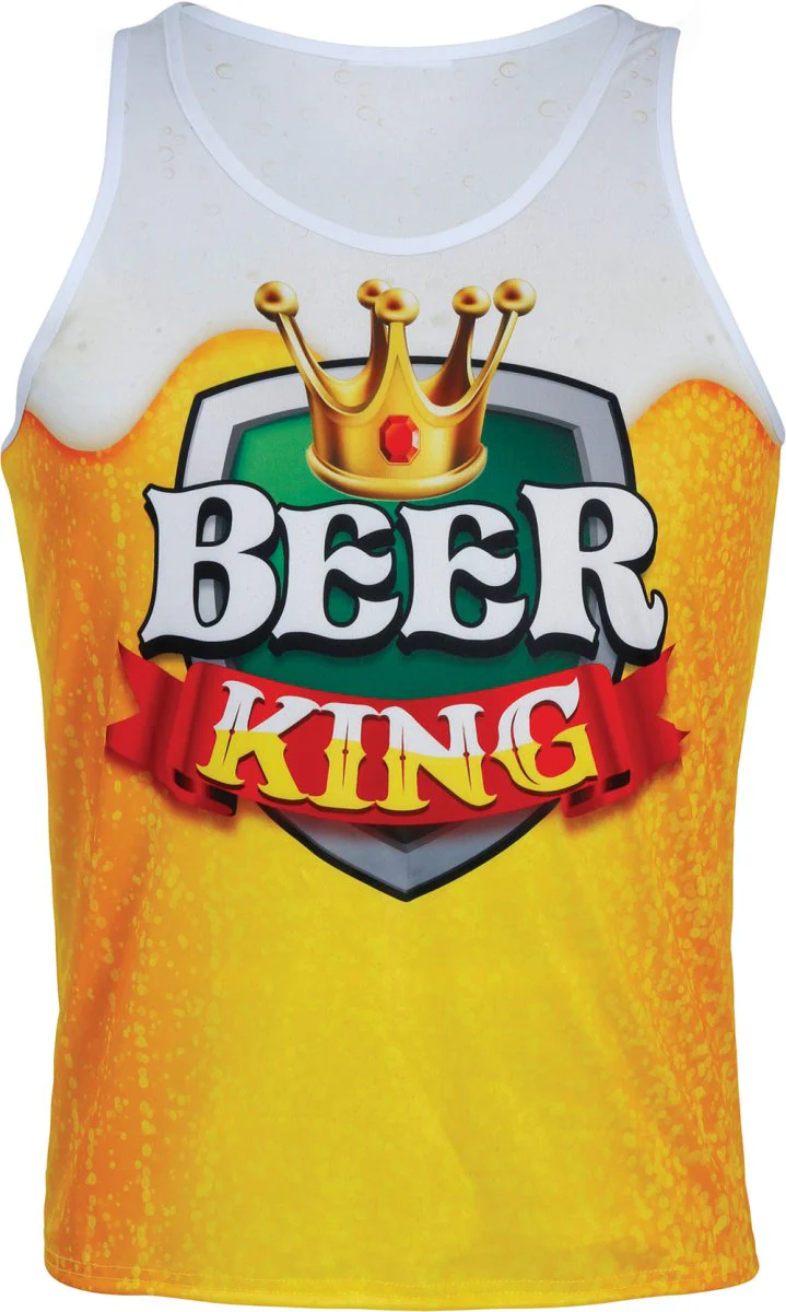 Bier Shirt Wit Goud - Image 2