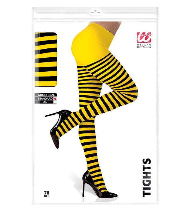 Bij Panty Zwart Geel - Image 5