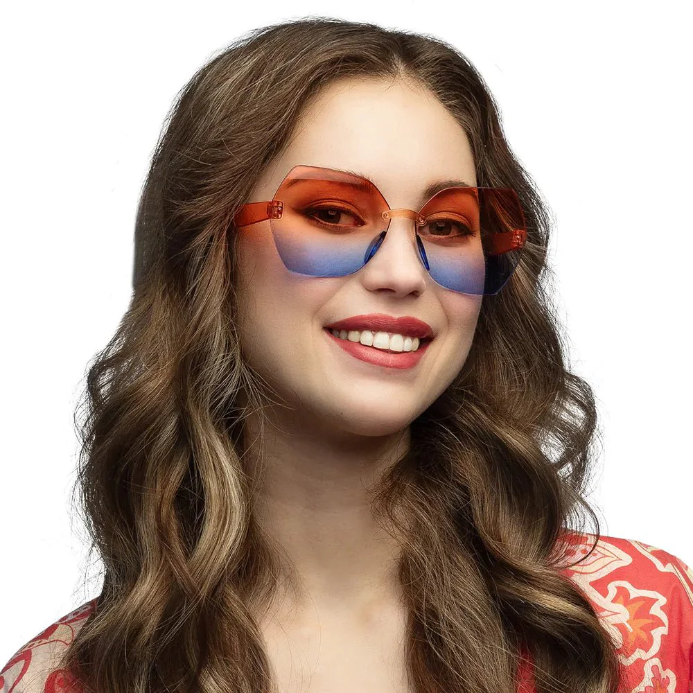 Blauw Oranje Bril