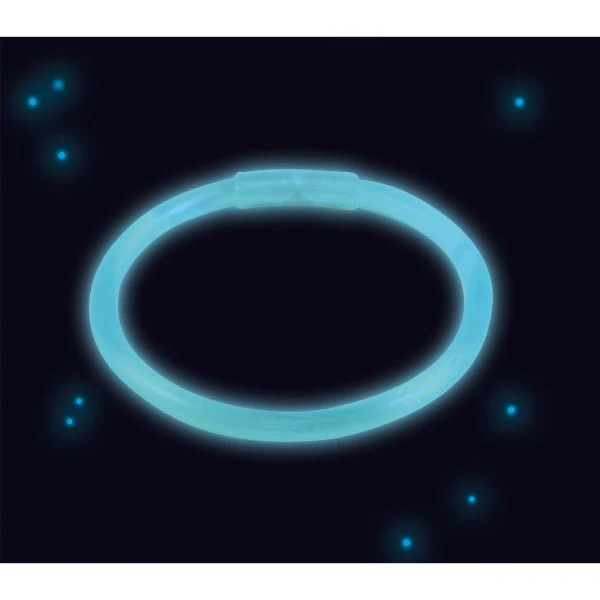 Blauwe Armband Glow In The Dark 20cm