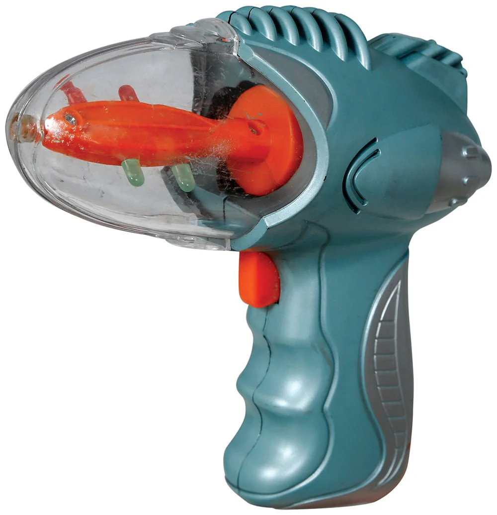 Blauwe Nep Pistool 18cm - Image 4