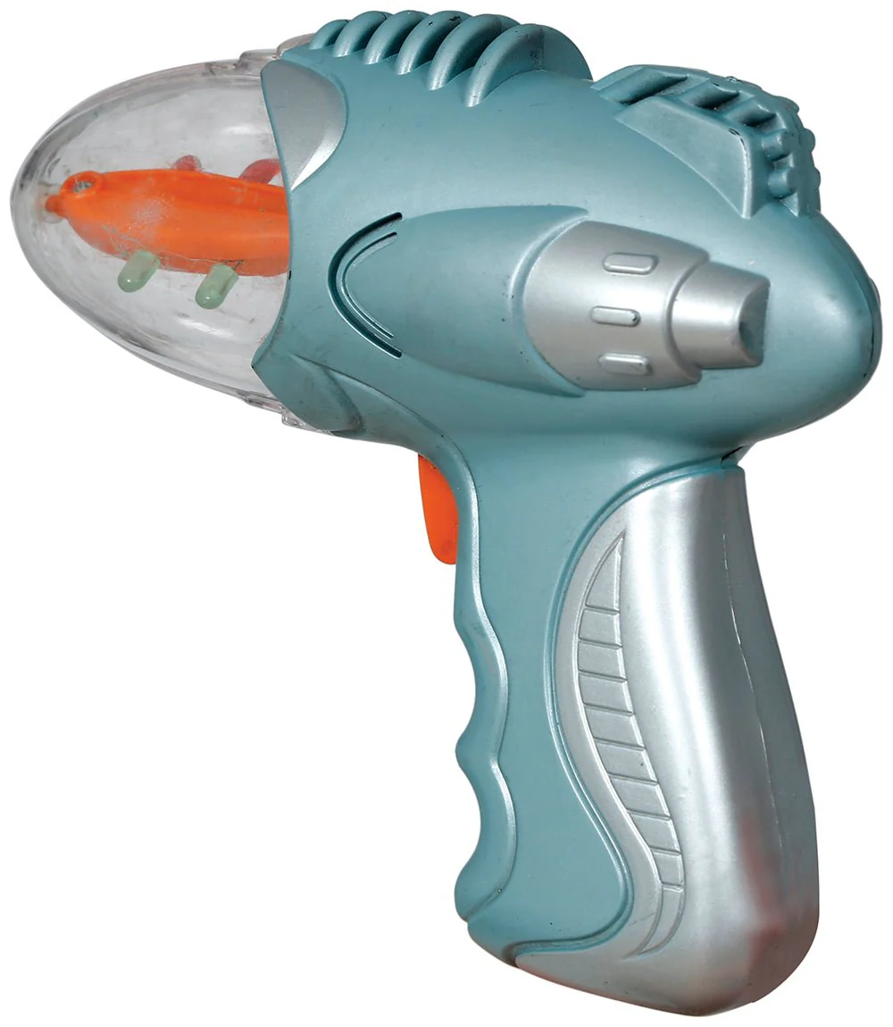 Blauwe Nep Pistool 18cm - Image 5