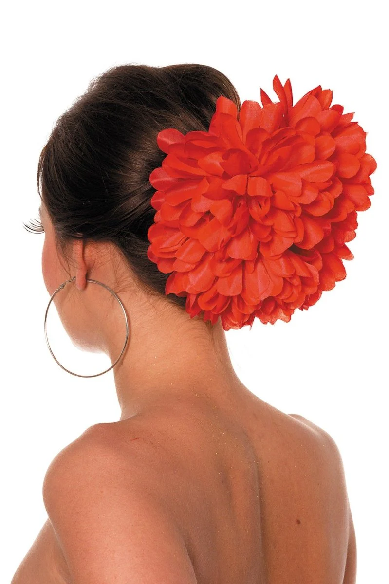 Bloem Haarclip Rood - Image 2