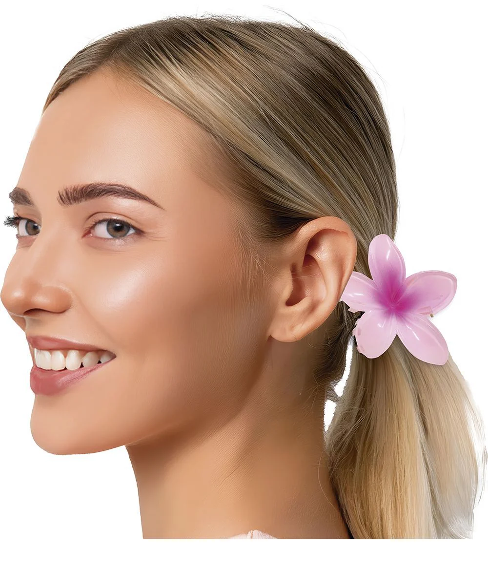 Bloem Haarclip Roze - Image 2