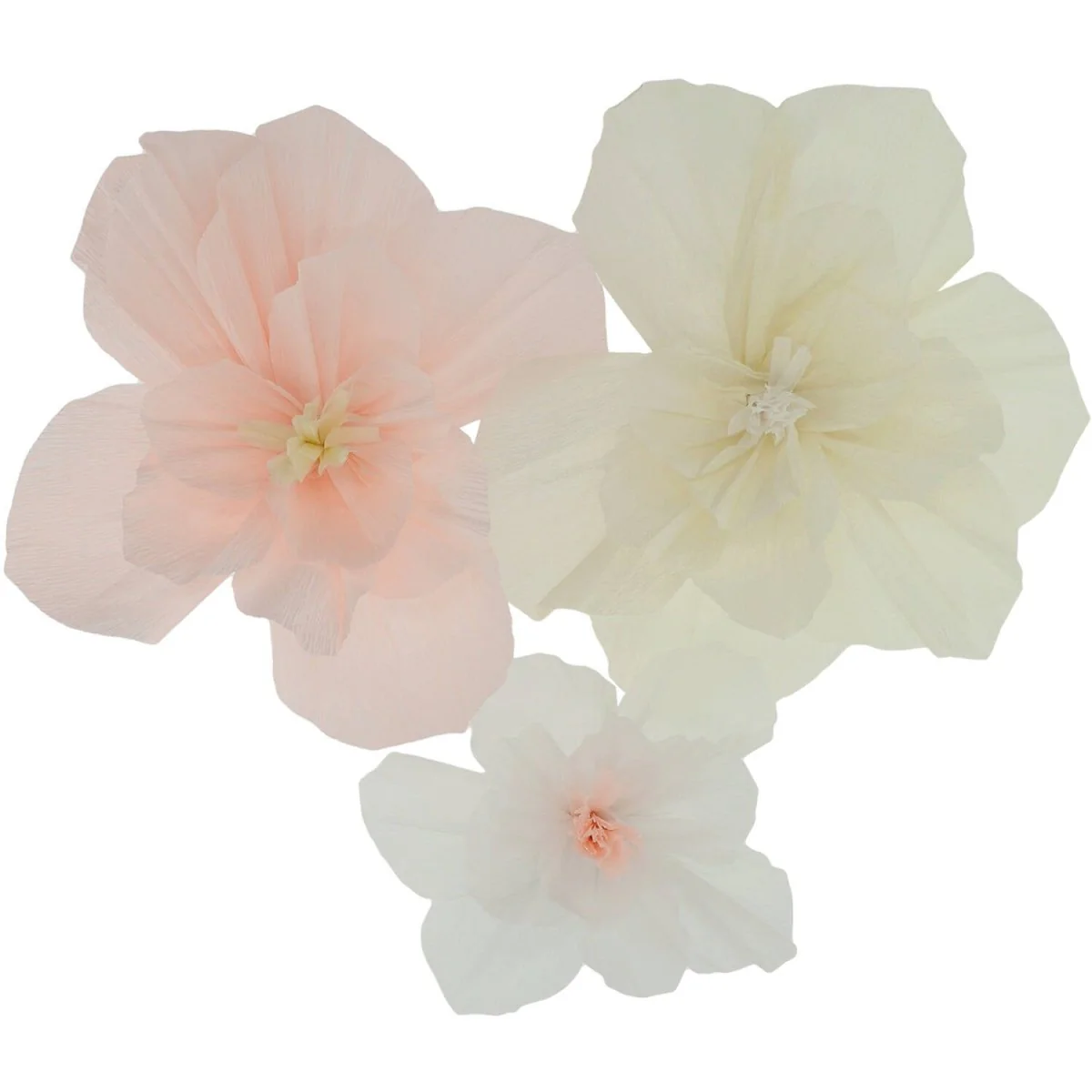 Bloemen Tafeldecoratie Pastel 30cm 3st
