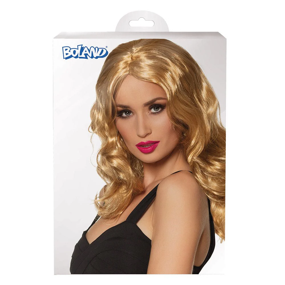 Blonde Pruik Lang Haar Krul Celebrity - Image 3