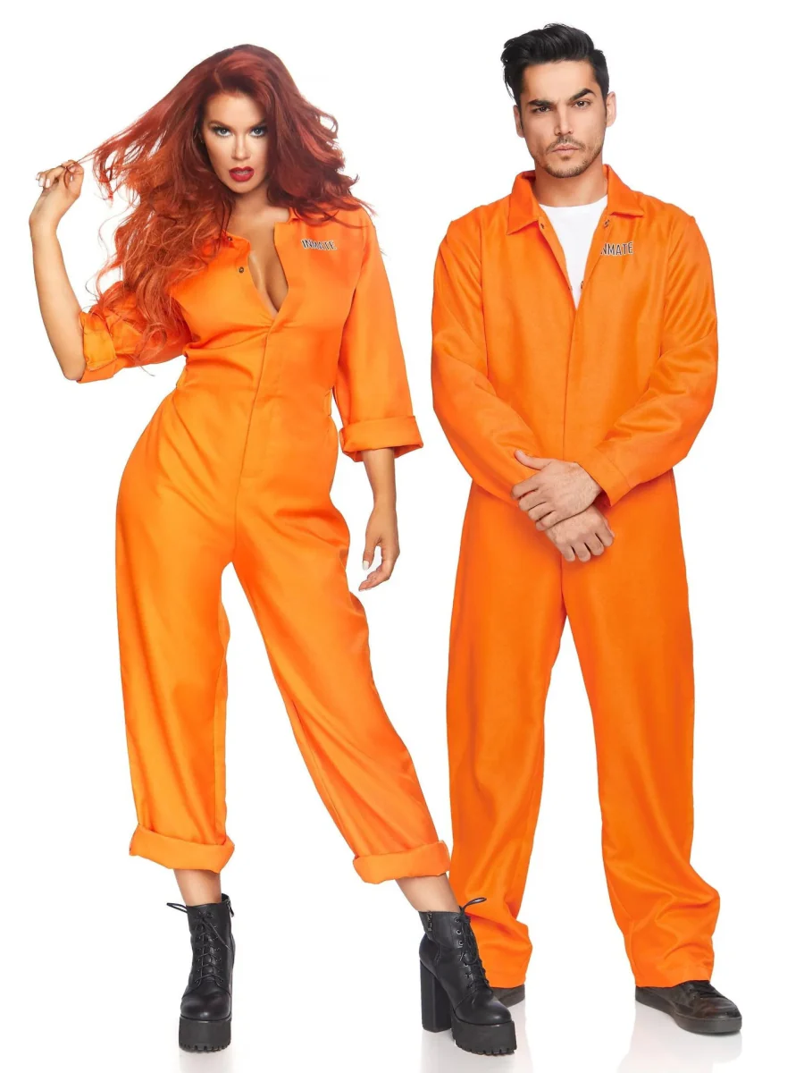 Boef Jumpsuit Oranje Dames Leg Avenue - Image 4