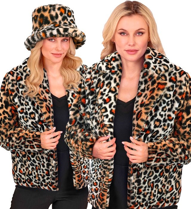 Bontjas Pluche Dames Luipaard - Image 6