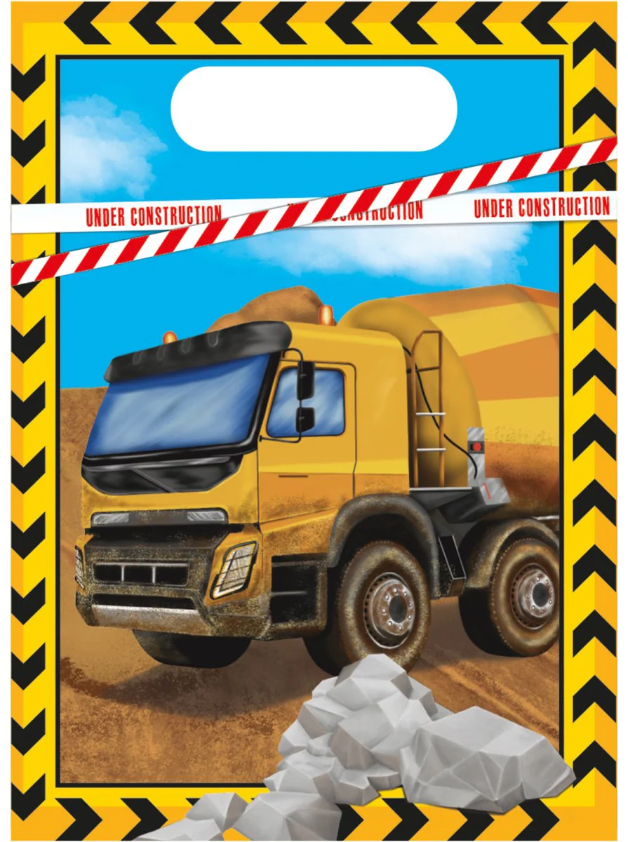 Bouw Uitdeelzakjes 6st