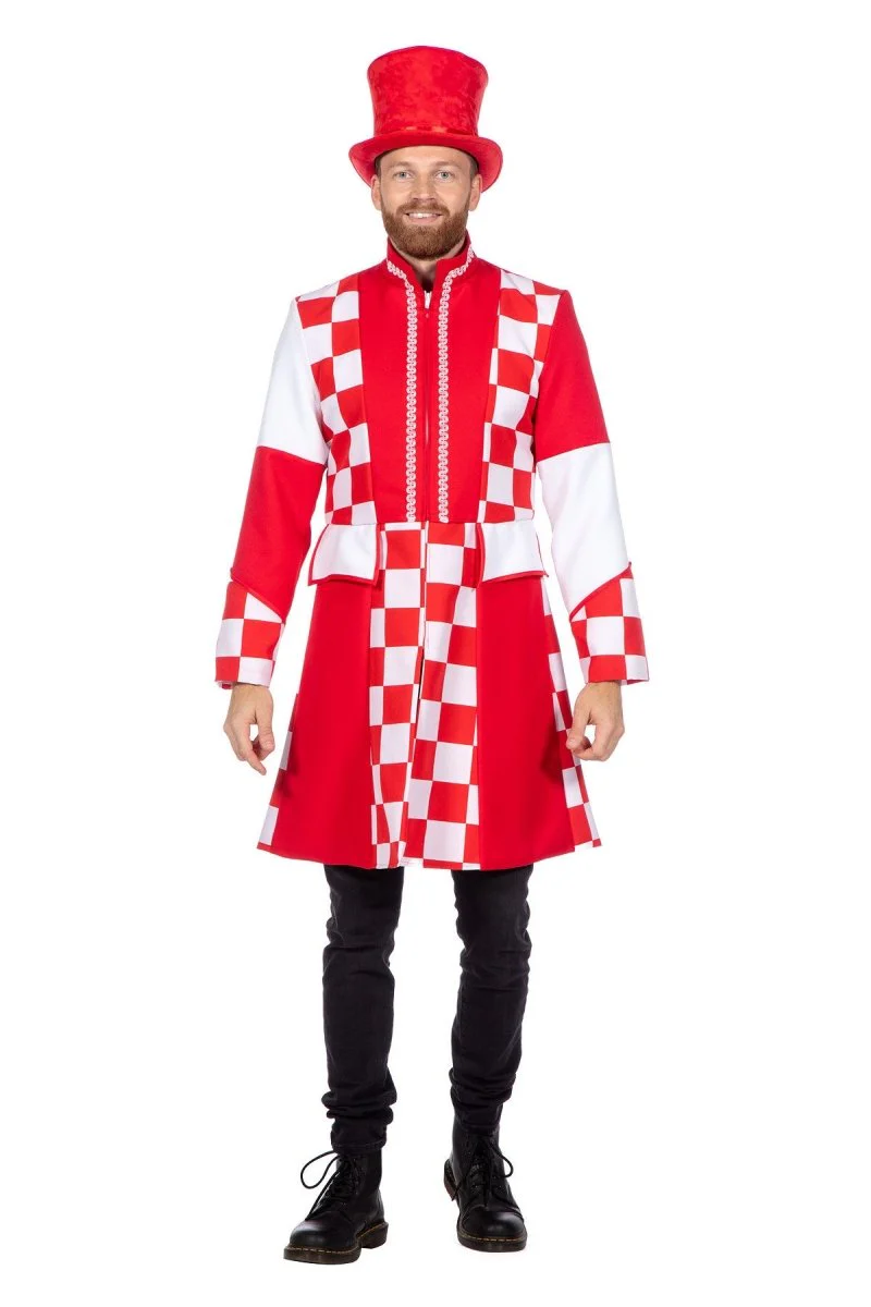 Brabant Jas Rood Wit Heren