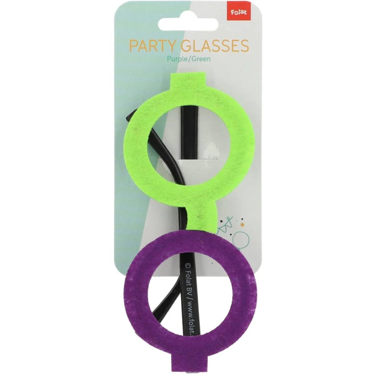 Bril Colorblock Paars/Groen - Image 2