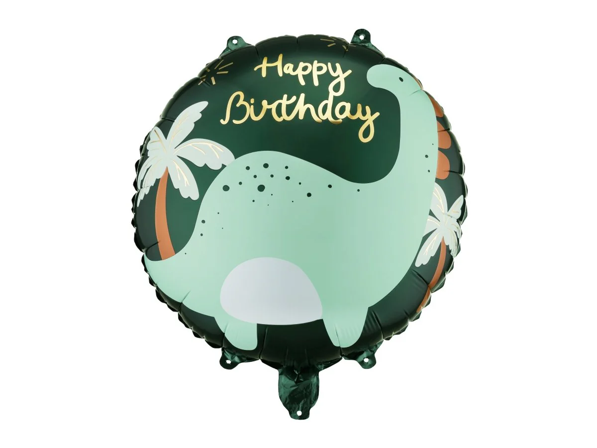Brontosaurus folieballon, 35x35 cm, mix