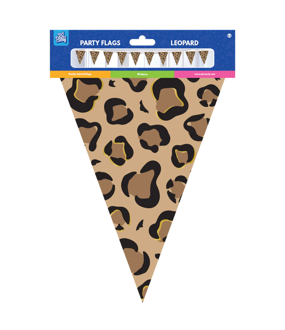 Bruin Zwarte Slinger Panter Print 10m - Image 2