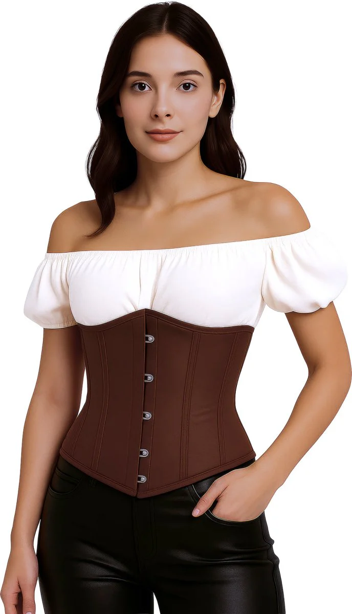 Bruine Corset Dames Piraat - Image 2