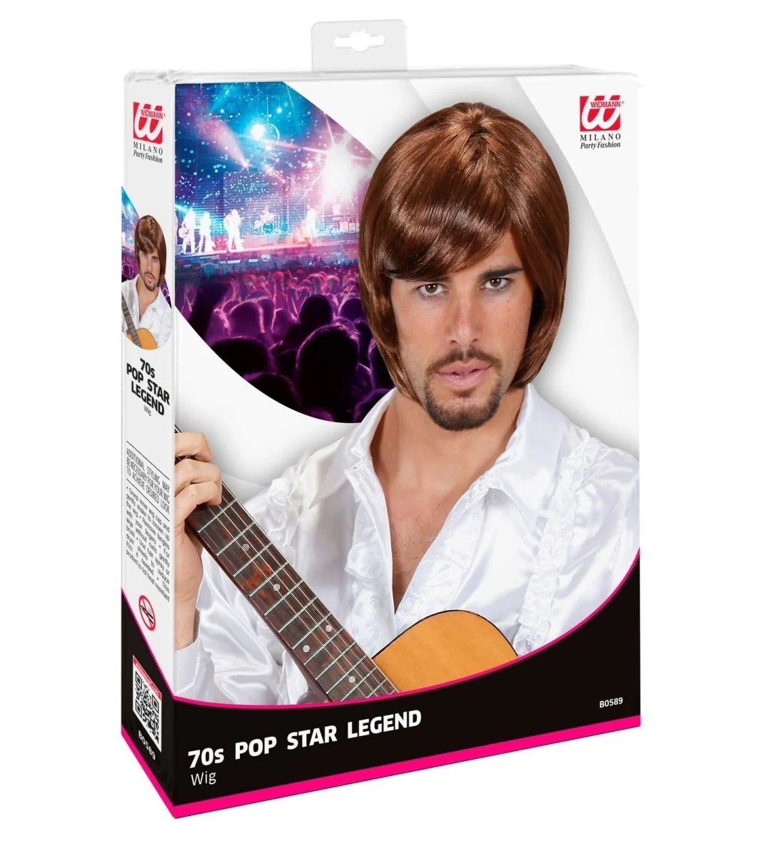 Bruine Pruik Popster 70'S - Image 2