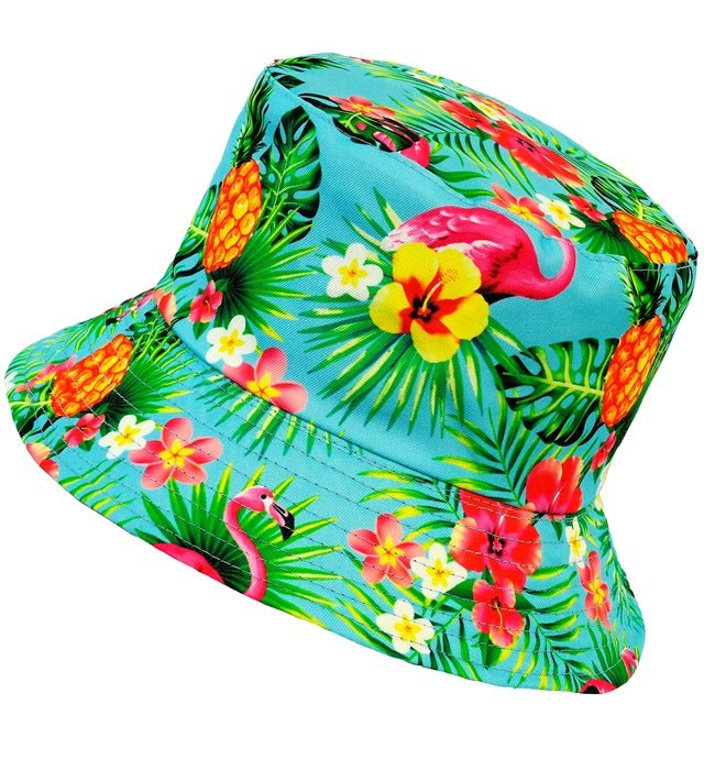 Bucket Hat Zomer Party Blauw - Image 3