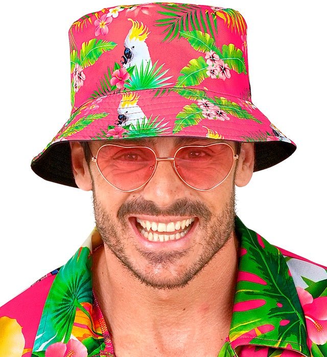 Bucket Hat Zomer Party Roze - Image 2