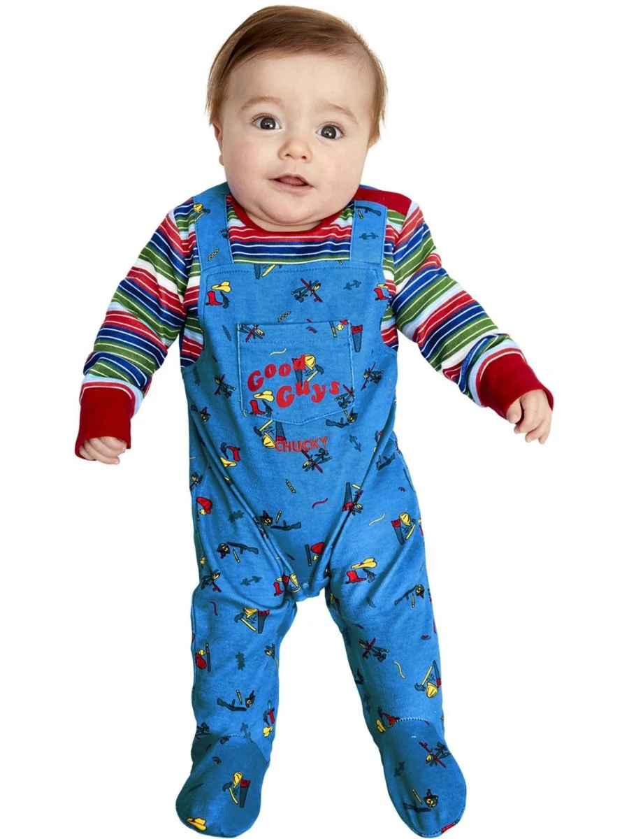 Chucky Baby Costume, Blue & Red