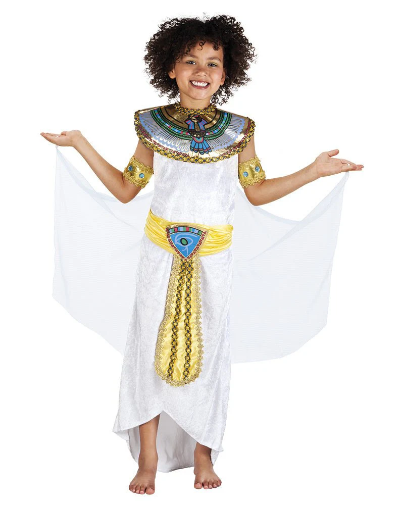 Cleopatra Kostuum Kind Wit - Image 3