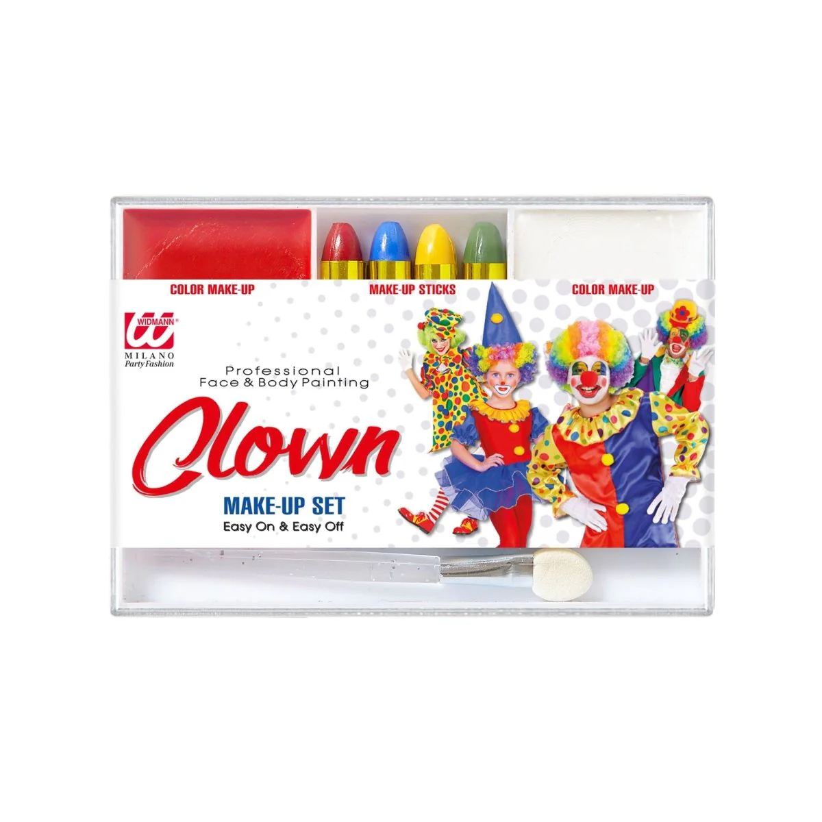 Clown Schminkset 6 delig - Image 5