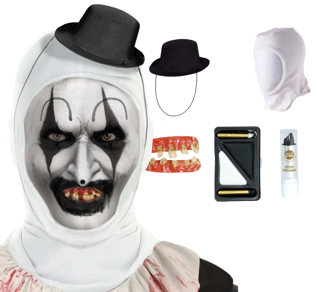 Clown Schminkset Horror 5 delig
