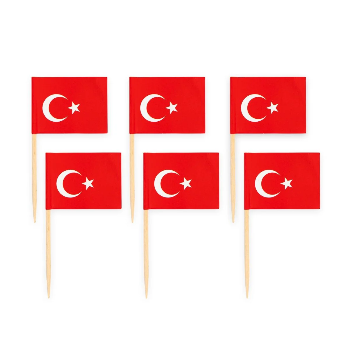 Cocktailprikkers Turkije 8cm 50st - Image 2