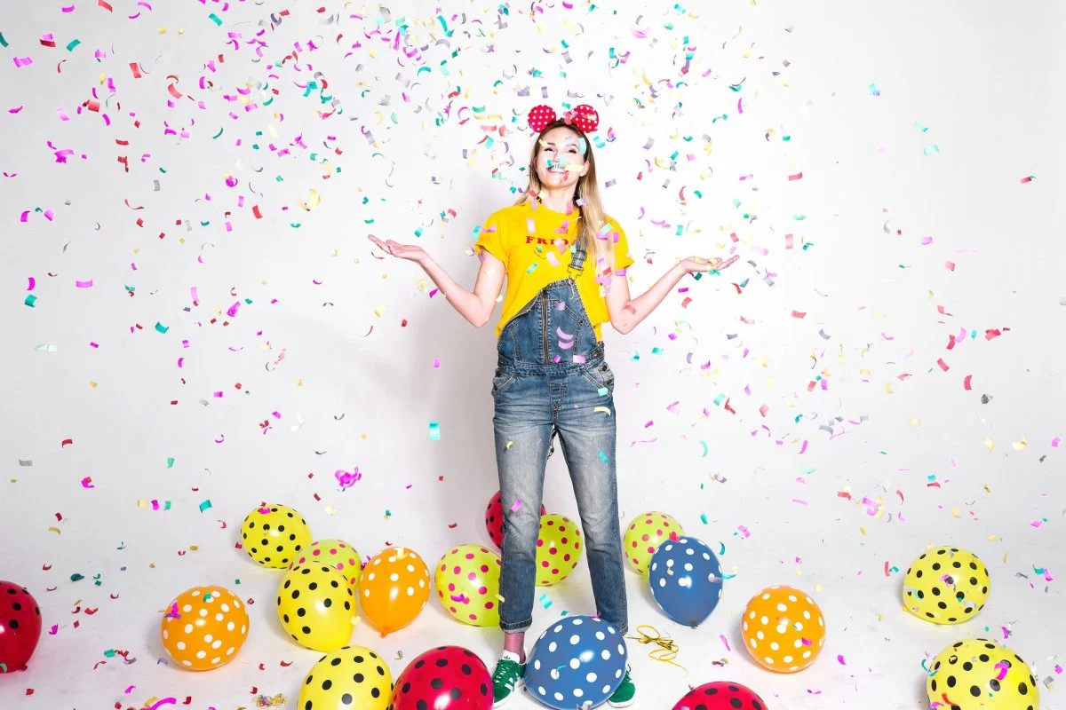 Confetti Kanon Gekleurd Papier 40cm - Image 5