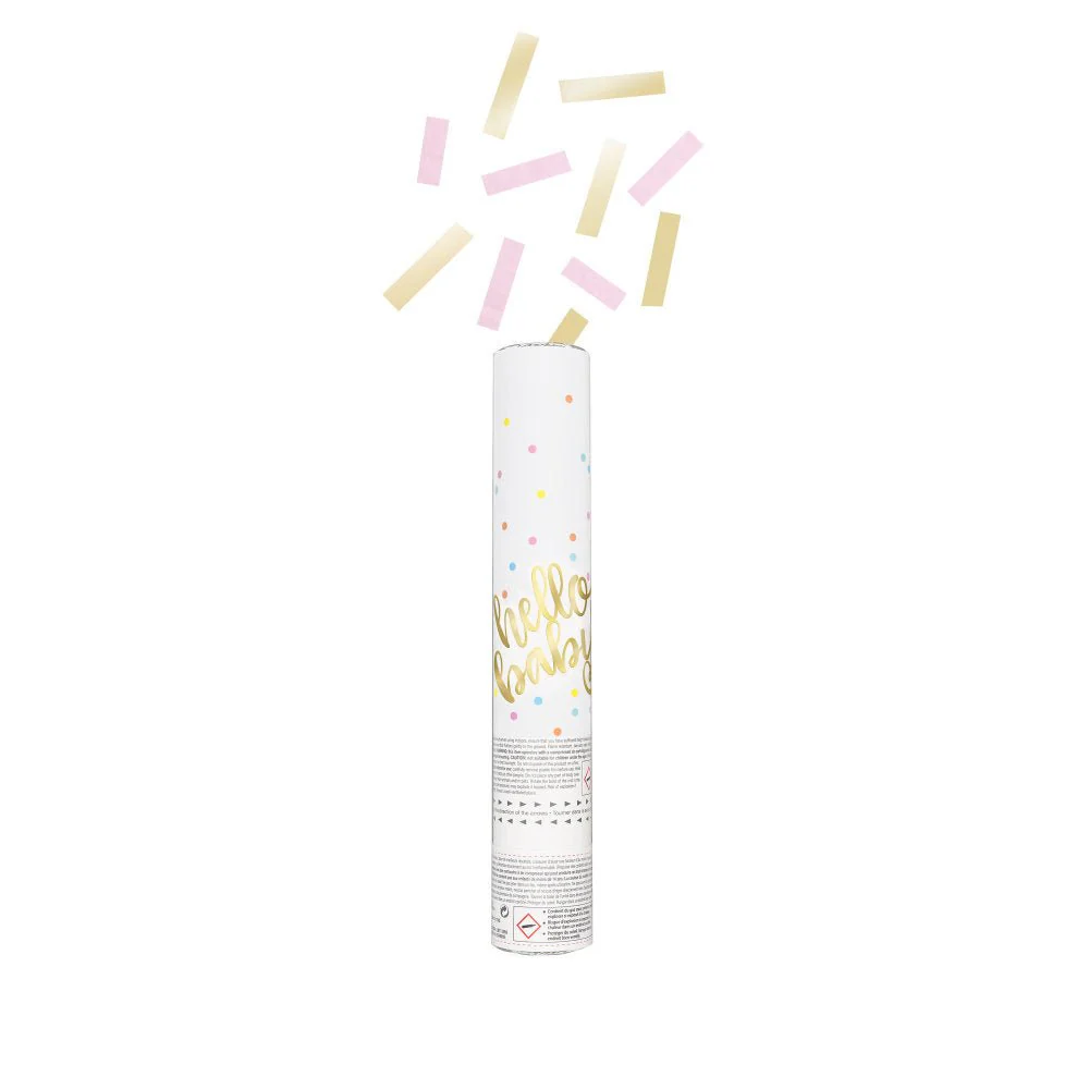 Confetti Kanon Hello Baby Roze 30cm